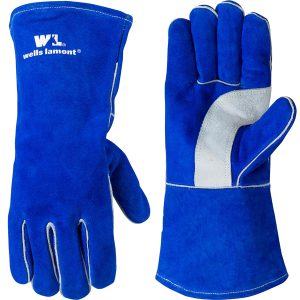 Men's Split Cowhide Safety Cuff Welder