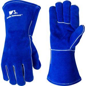 Men's Split Cowhide Safety Cuff Welder