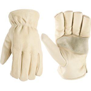 Men's Cowhide Leather Shirred Wrist