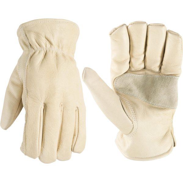 Men's Cowhide Leather Shirred Wrist