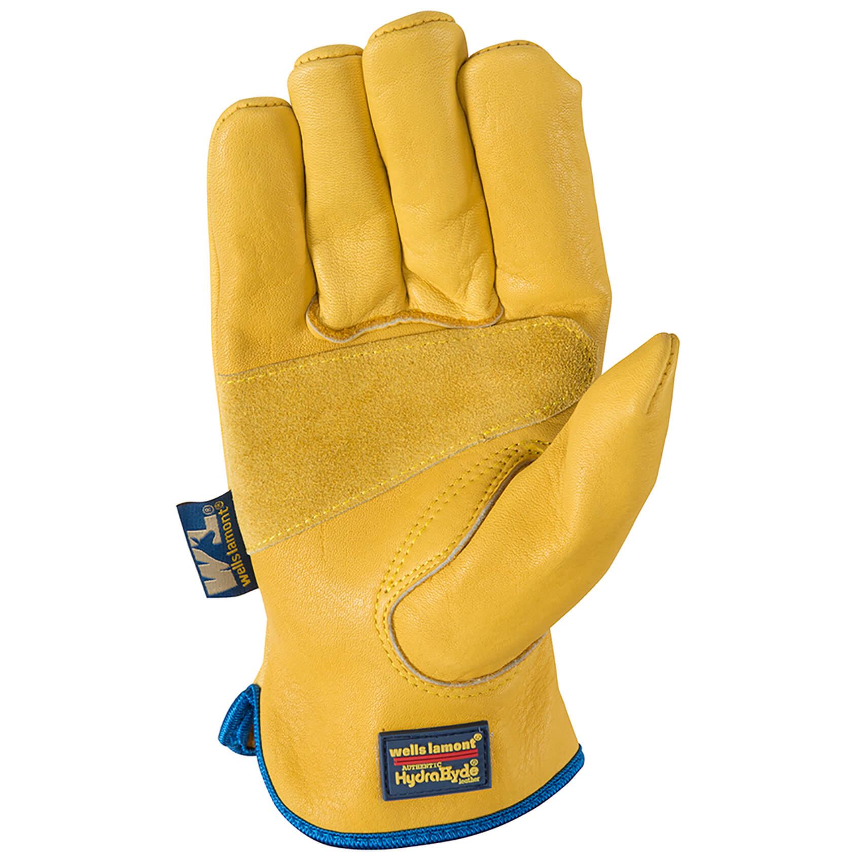 HydraHyde Full Leather SlipOn Work Gloves Wells Lamont