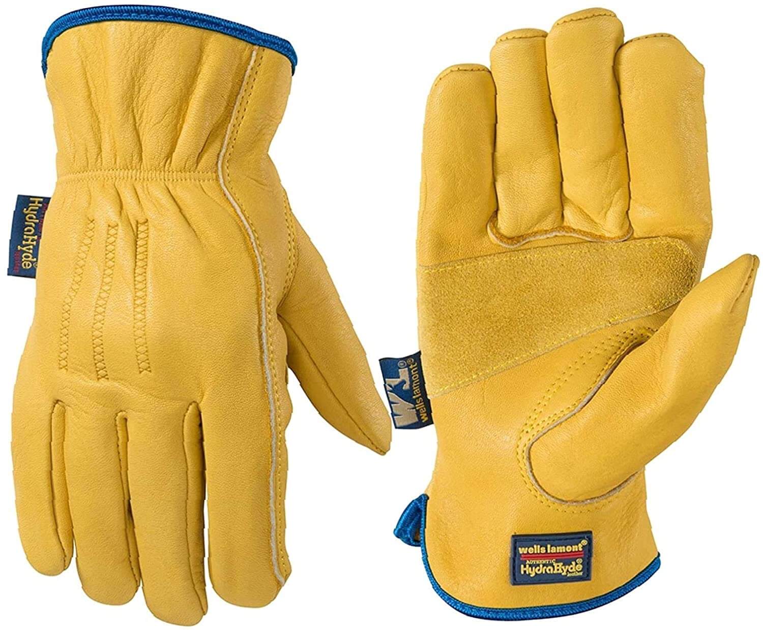 HydraHyde Full Leather SlipOn Work Gloves Wells Lamont