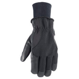 Men’s HydraHyde Black Leather Winter Work Gloves