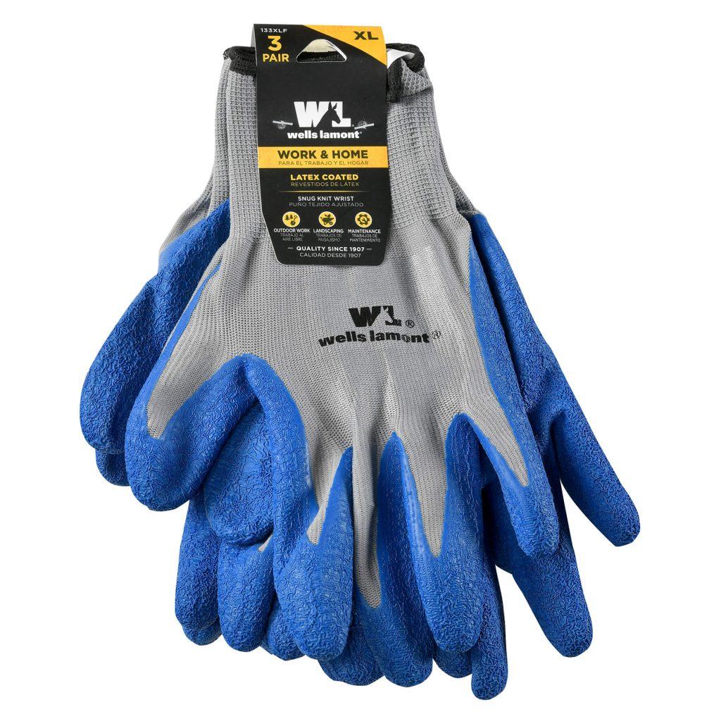 wells lamont latex coated gloves