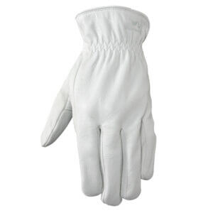Men’s Goatskin Full Leather Slip-On Work Gloves