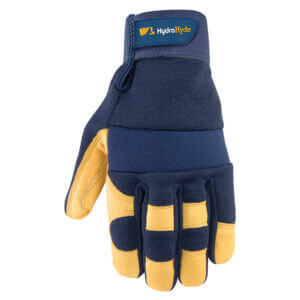 Men's HydraHyde Hybrid Leather Palm Work Gloves
