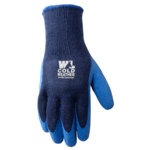 Men’s Thermal Knit Latex Coated Winter Grip Gloves
