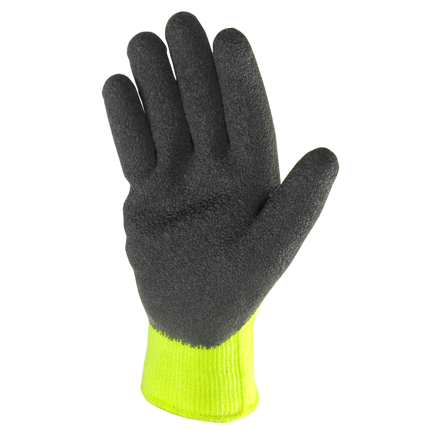 Wells Lamont | Thermal Hi-Visibility Latex Winter Grip Gloves