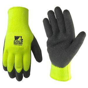 Youth Latex Coated Winter-Lined Knit Wrist