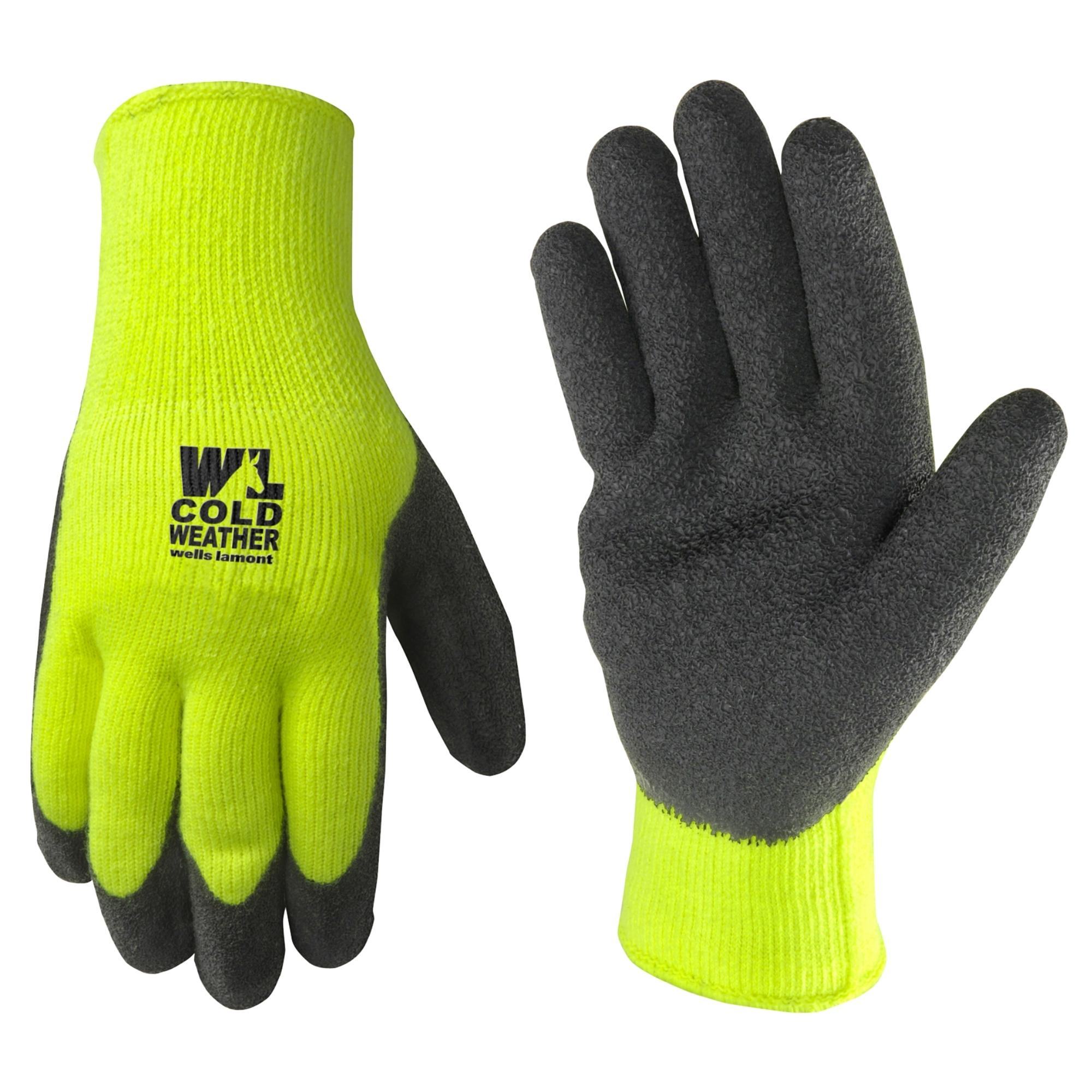 Youth Latex Coated Winter Lined Knit Wrist Wells Lamont