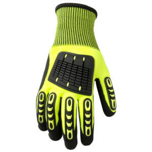 Men’s Impact Protection Coated Grip Work Gloves