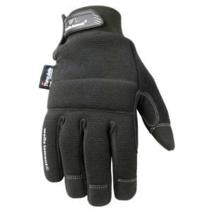 Men’s Synthetic Leather Touchscreen Winter Work Gloves
