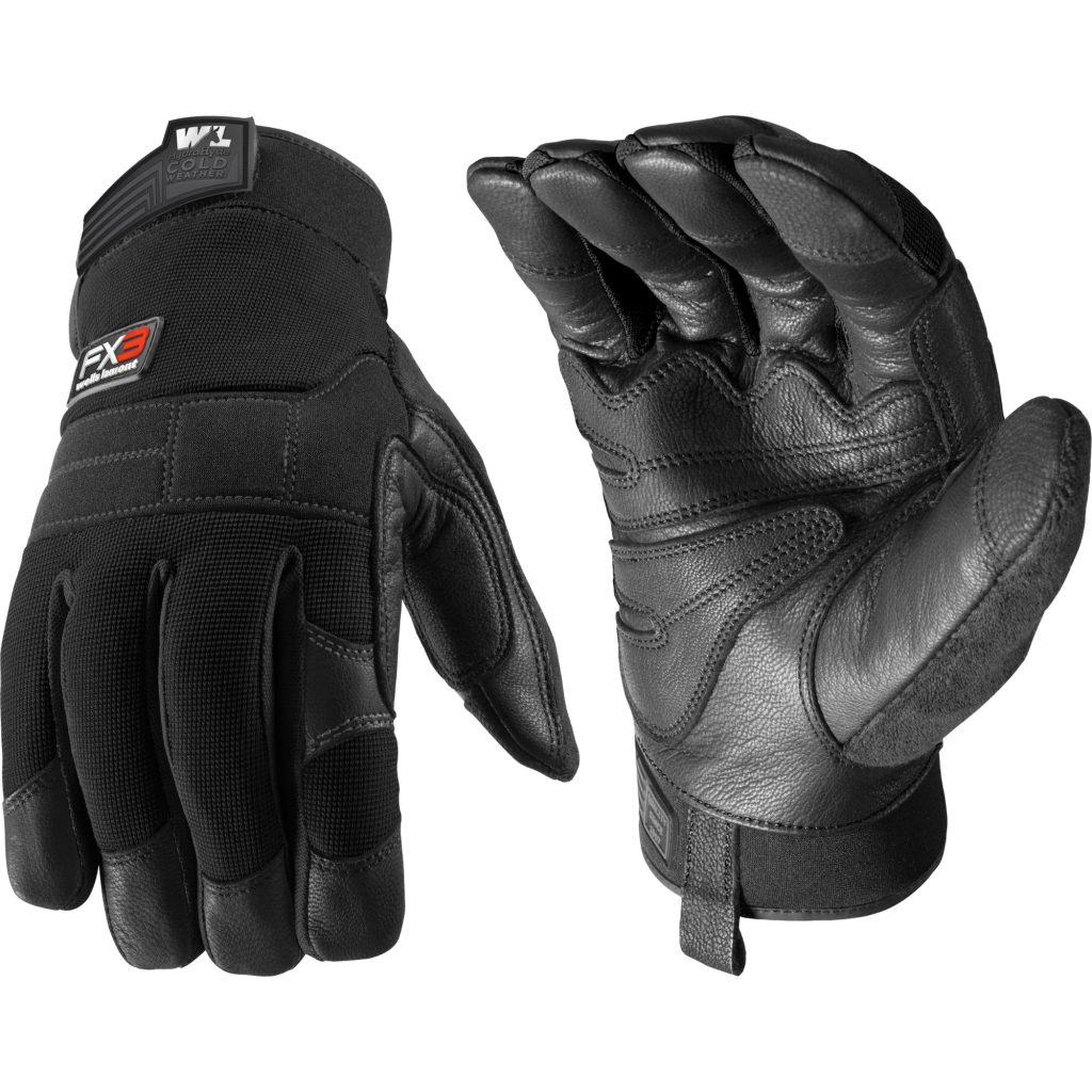 FX3 Men's Extreme Dexterity Work Gloves – Impact Protection With D30 Palm & TPR Back – Medium Size (Wells Lamont 7856)