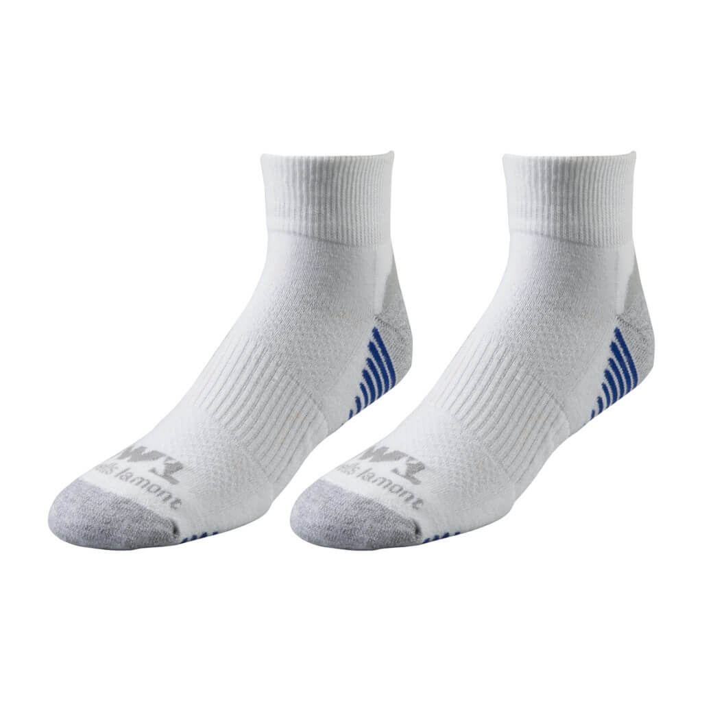 Wells Lamont | White Performance Breathable Quarter Socks