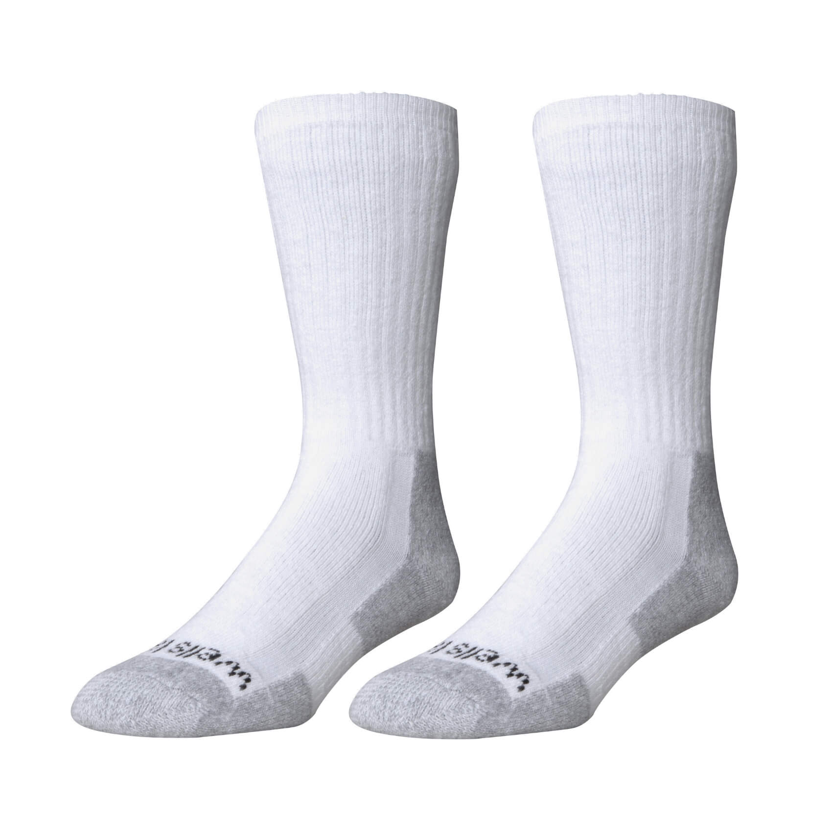 Wells Lamont | White Cotton Crew Work Socks