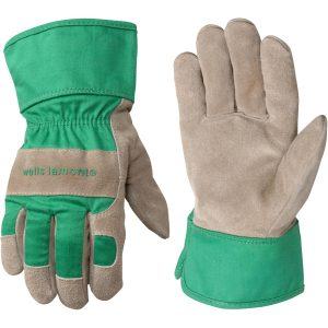 Youth Cowhide Leather Palm with Safety Cuff