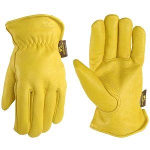 Men's Deerskin Insulated Shirred Wrist