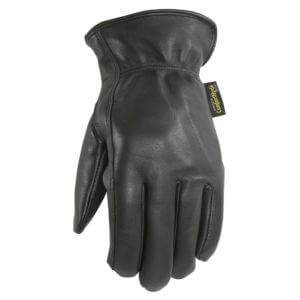 Men’s Black ComfortHyde Leather Winter Gloves