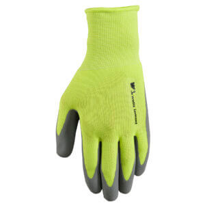 Men's Hi-Visibility Foam Latex Coated Grip Gloves