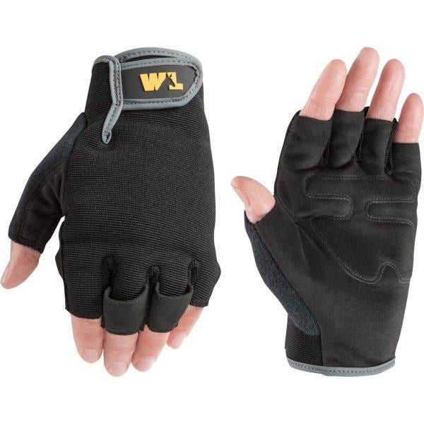Men's Fingerless Synthetic Leather Adjustable Wrist