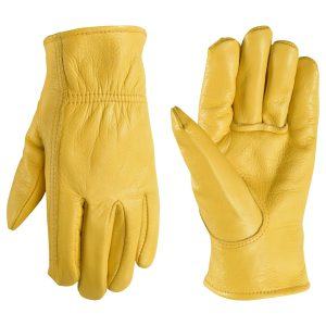 Kids Cowhide Leather Elasticized Wrist