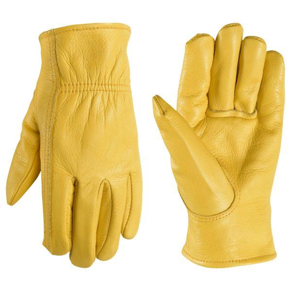 Kids Cowhide Leather Shirred Wrist