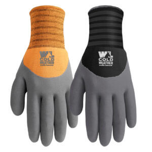 Men’s 2-Pack Winter Lined Latex Grip Work Gloves
