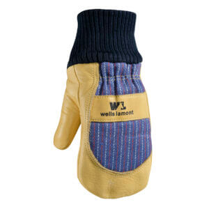 Kids Insulated Cowhide Leather Palm Mittens, Ages 3-6