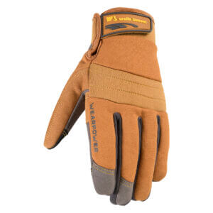 Men’s WearPower Synthetic Leather Hybrid Duck Canvas Winter Work Gloves