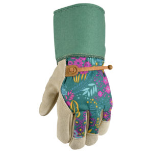 Women's Botanical Split Cowhide Pruner Gloves