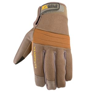 Wells Lamont Men’s Insulated Wearpower Synthetic Leather Adjustable Cold Weather Work Gloves