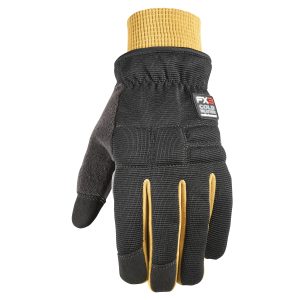 Wells Lamont Men’s FX3 Insulated Synthetic Leather Slip-On Cold Weather Work Gloves