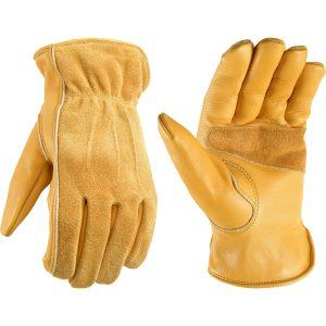 Women's Cowhide Leather Shirred Wrist