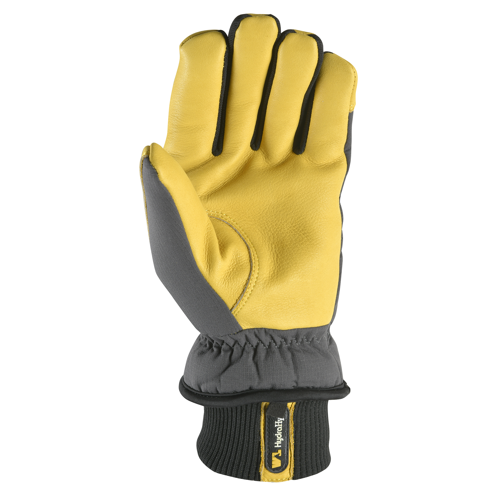 Wells Lamont | HydraHyde Insulated Grain Cowhide Leather Hybrid Glove, Gray