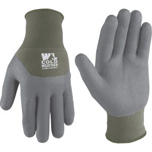 Winter-Lined Latex Coated Glove, Olive