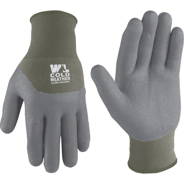 Women's Winter-Lined Latex Coated Knit Wrist